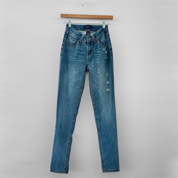 Sincerely Jules High Rise Blue Jeans - Picture 1 of 14